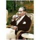 Canvas Atatürk Kahve Keyfi Sayılarla Boyama Seti Kasnaklı