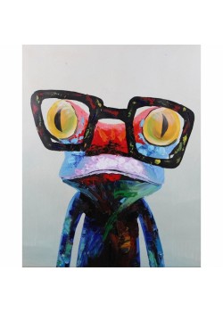 Canvas Froggy Sayılarla Boyama Seti Kasnaklı