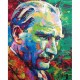 Canvas Renkli Atatürk Sayılarla Boyama Seti Kasnaklı