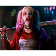 Canvas Harley Quinn 3 Sayılarla Boyama Seti Kasnaklı