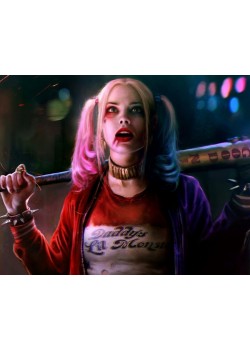 Canvas Harley Quinn 3 Sayılarla Boyama Seti Rulo