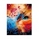 Canvas Kedi Portre 1 Sayılarla Boyama Seti  Rulo