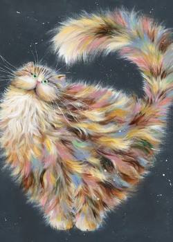 Canvas Şaşkın Kedi Sayılarla Boyama SetiKasnaklı
