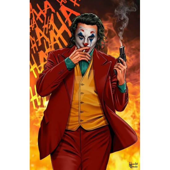 Canvas Joker 12 Sayılarla Boyama Seti Rulo
